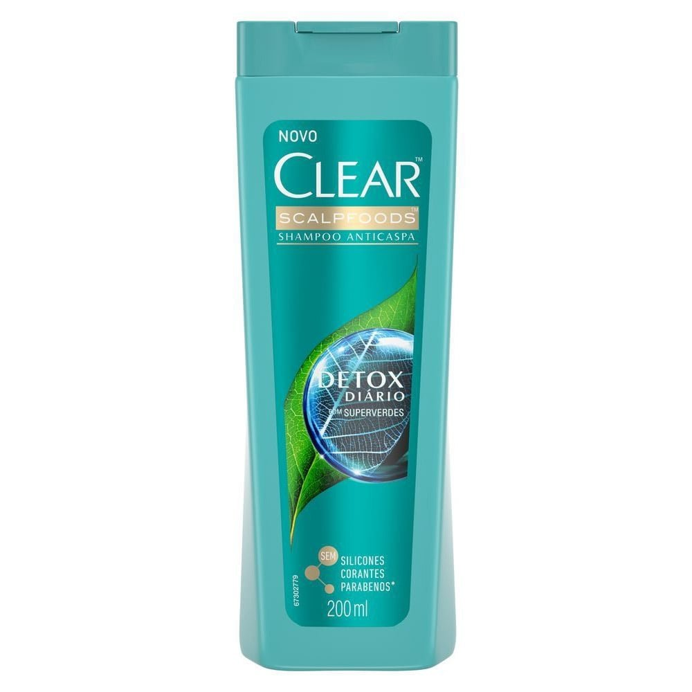 Shampoo Clear Anticaspa Detox Diario Women 200ml Shampoo Clear Anticaspa Detox Diario Women 200ml