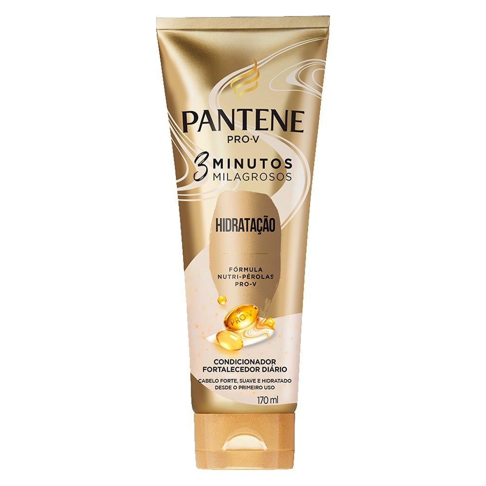 Condicionador Pantene 3 Minutos Milagrosos PRO-V Pearls Hidratação 170ml Condicionador Pantene 3 Minutos Milagrosos PRO-V Pearls Hidratação 170ml