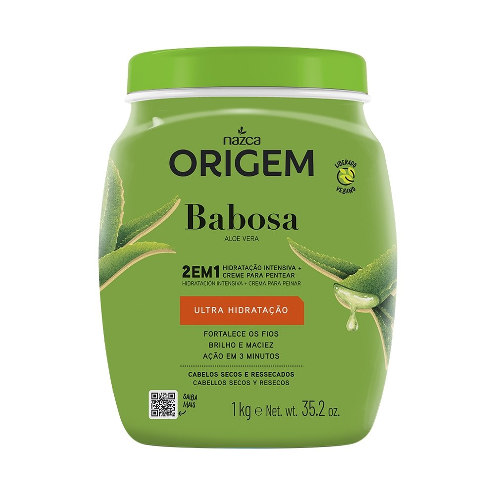 Creme Condicionador Origem Nossa Saudosa Babosa Vegano 1Kg Creme Condicionador Origem Nossa Saudosa Babosa Vegano 1Kg