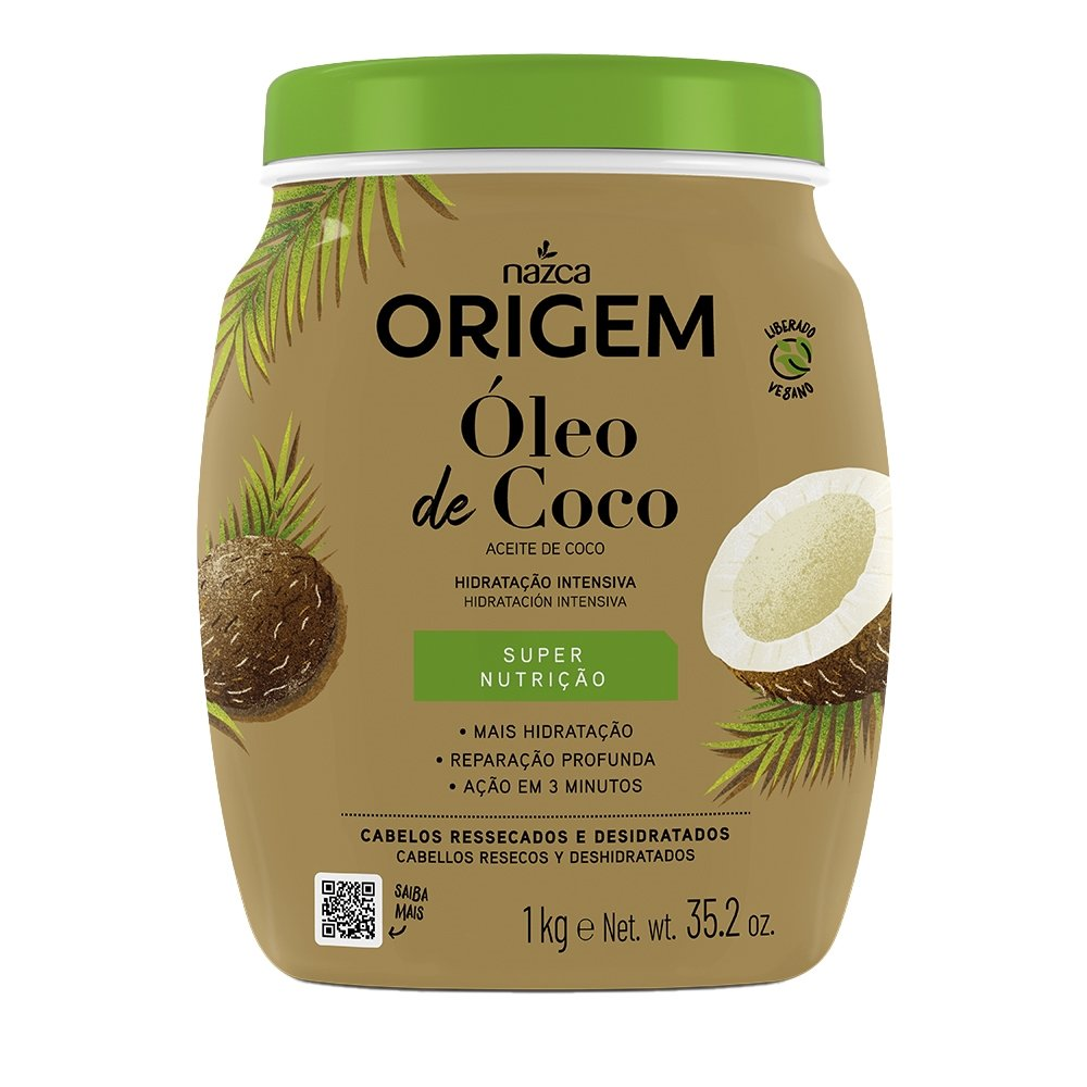 Creme de Tratamento Origem Óleo de Coco, 1Kg Creme de Tratamento Origem Óleo de Coco, 1Kg
