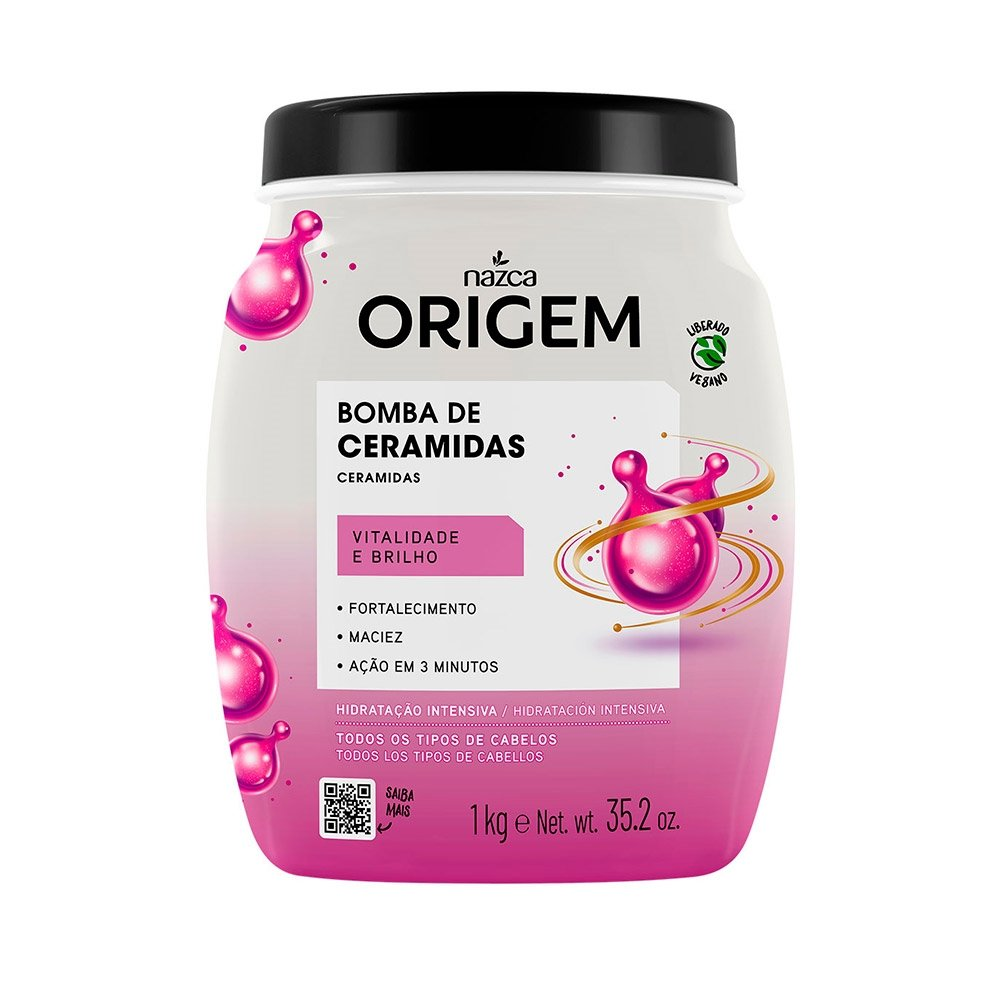 Creme Condicionador Origem Bomba Ceramidas, 1Kg Creme Condicionador Origem Bomba Ceramidas, 1Kg