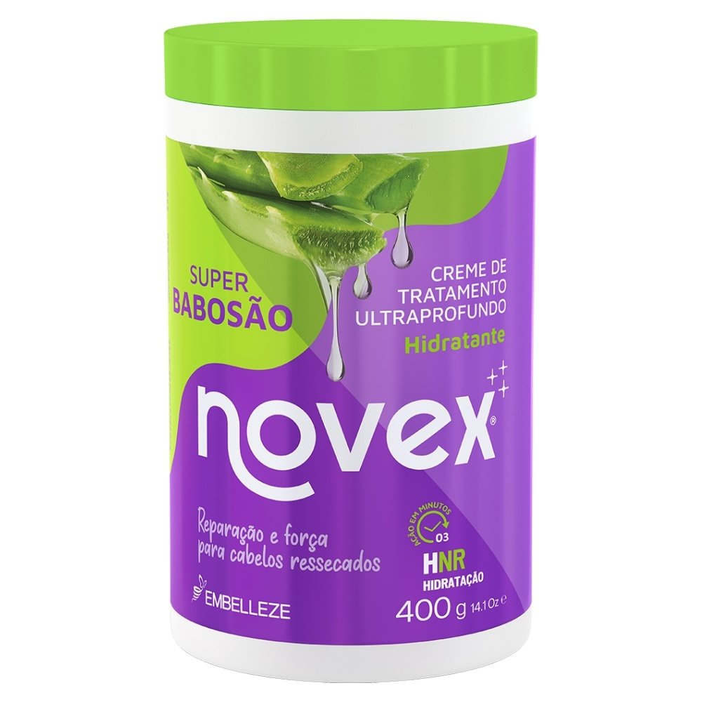 Creme de Tratamento Novex Super Babosão 400g Creme de Tratamento Novex Super Babosão 400g