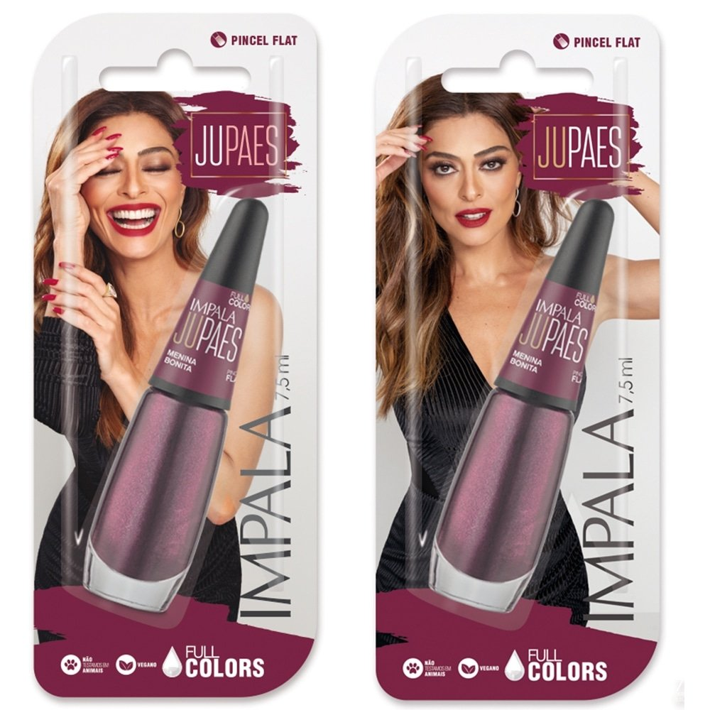 Esmalte Impala Ju Paes Cremoso Menina Bonita Blister 7,5ml Esmalte Impala Ju Paes Cremoso Menina Bonita Blister 7,5ml