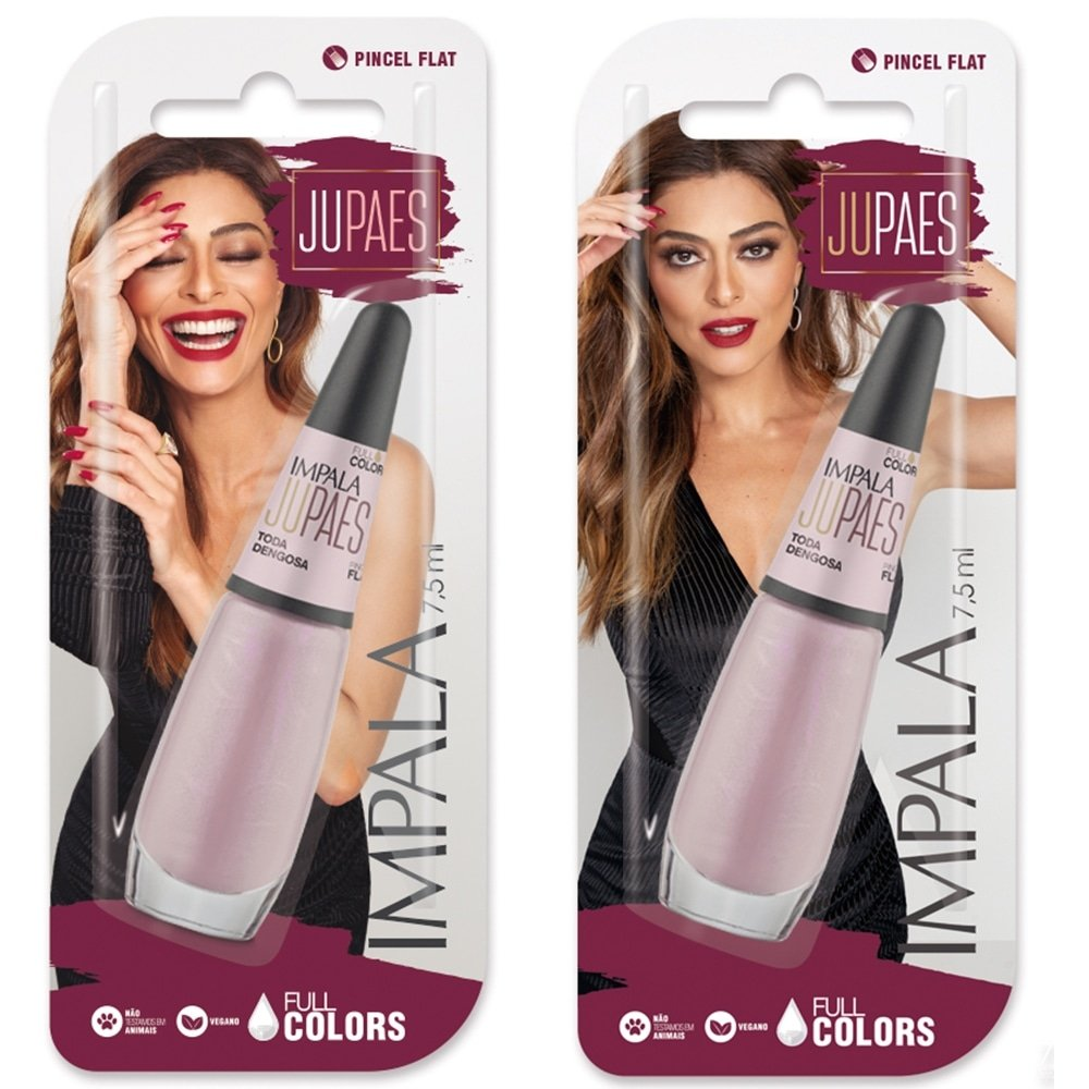 Esmalte Impala Ju Paes Cremoso Toda Dengosa Blister 7,5ml Esmalte Impala Ju Paes Cremoso Toda Dengosa Blister 7,5ml