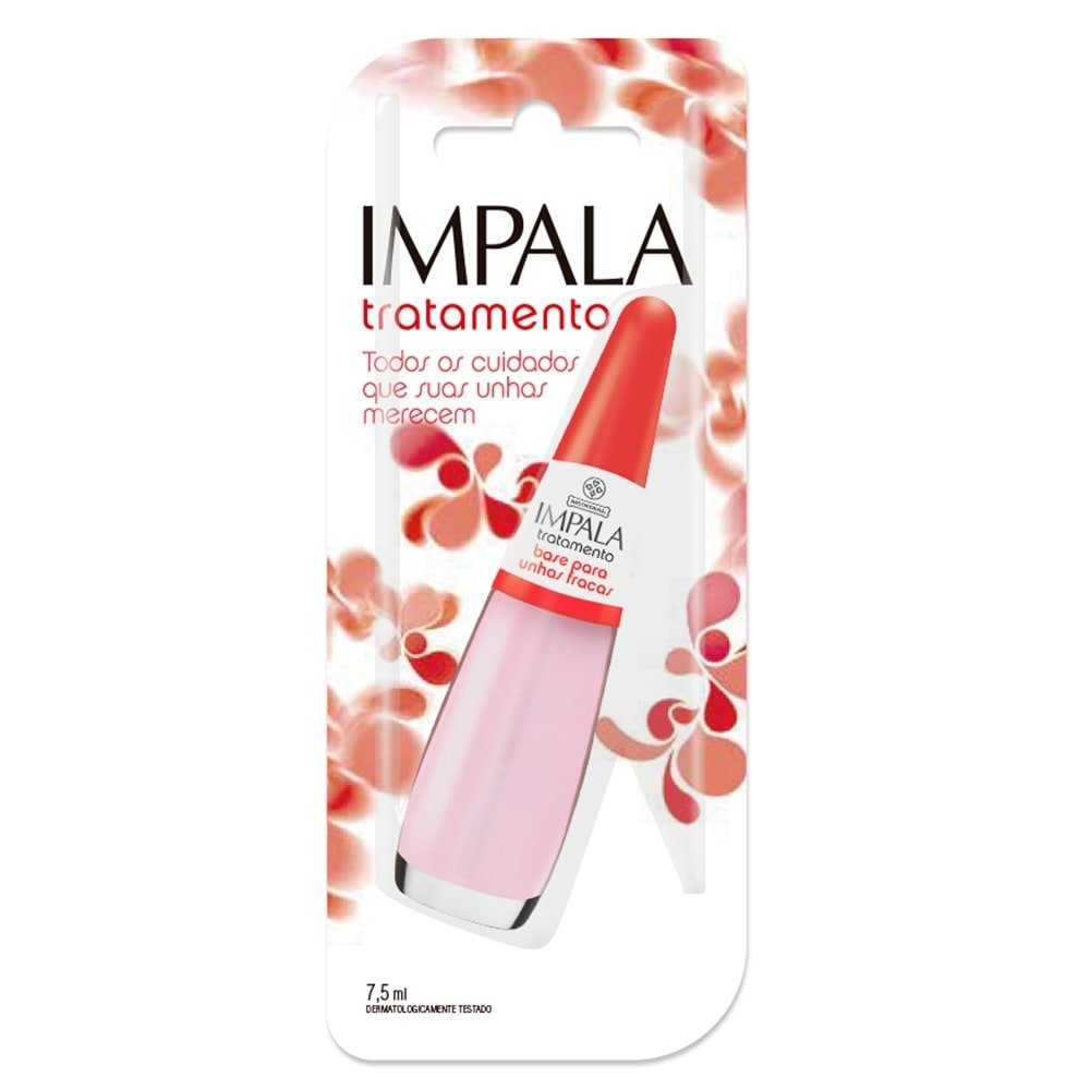 Esmalte Impala Base Tratamento para Unhas Fracas Blister 7,5ml Esmalte Impala Base Tratamento para Unhas Fracas Blister 7,5ml