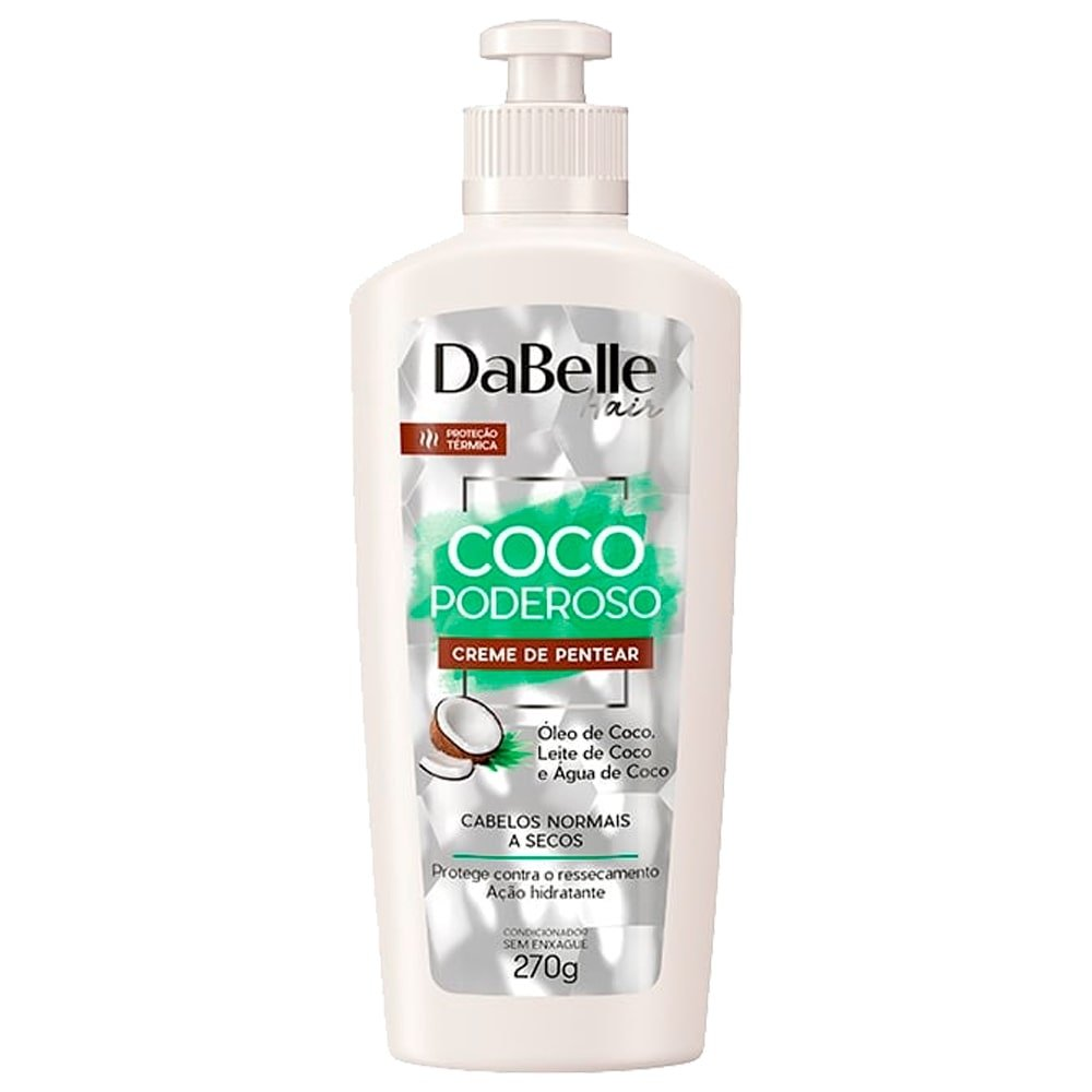 Creme para Pentear Dabelle Coco Poderoso 270g Creme para Pentear Dabelle Coco Poderoso 270g
