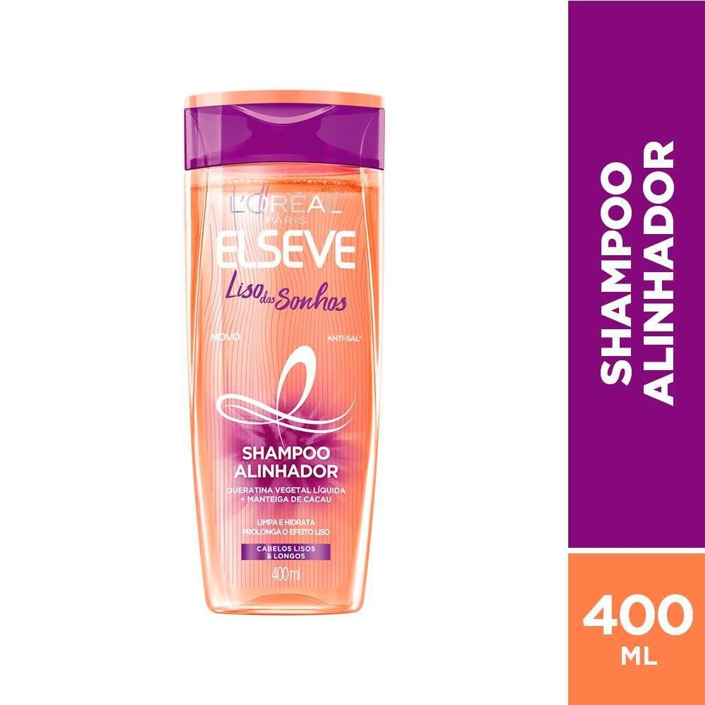 Shampoo Elseve Liso dos Sonhos 400ml Shampoo Elseve Liso dos Sonhos 400ml
