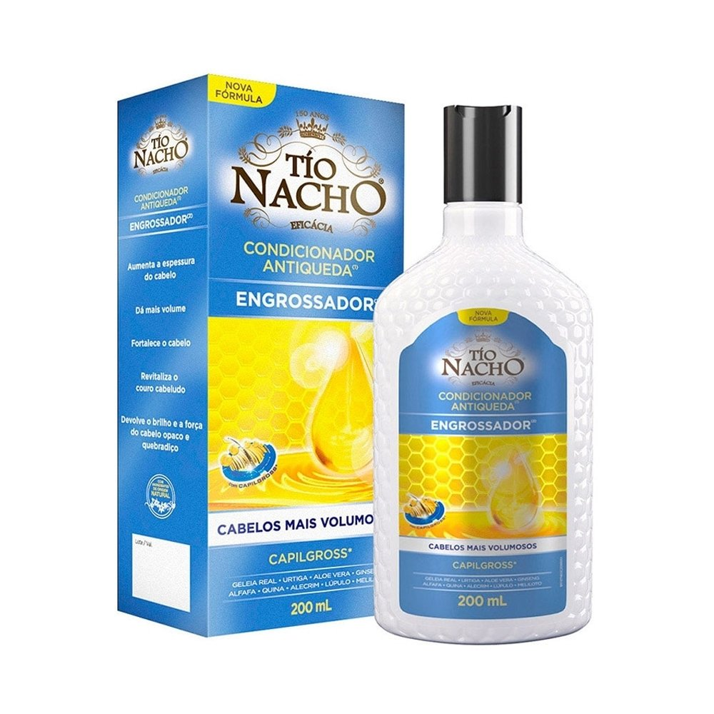 Condicionador Tio Nacho Antiqueda Engrossador 200ml Condicionador Tio Nacho Antiqueda Engrossador 200ml