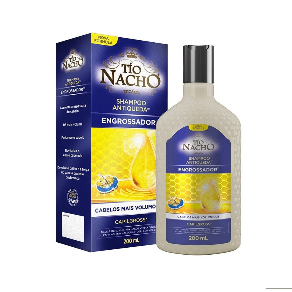 Shampoo Tio Nacho Antiqueda Engrossador 200ml Shampoo Tio Nacho Antiqueda Engrossador 200ml