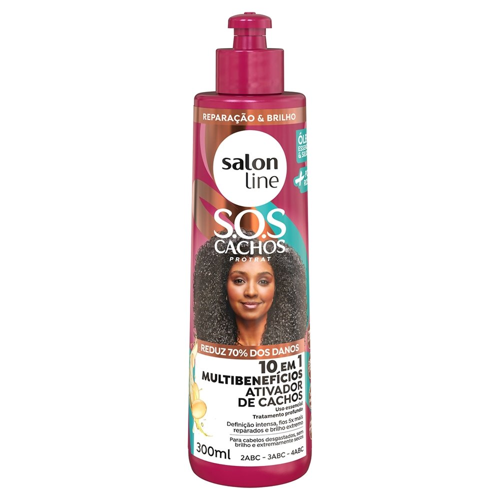 Creme Ativador de Cachos Salon Line SOS + Poderosos 300ml Creme Ativador de Cachos Salon Line SOS + Poderosos 300ml