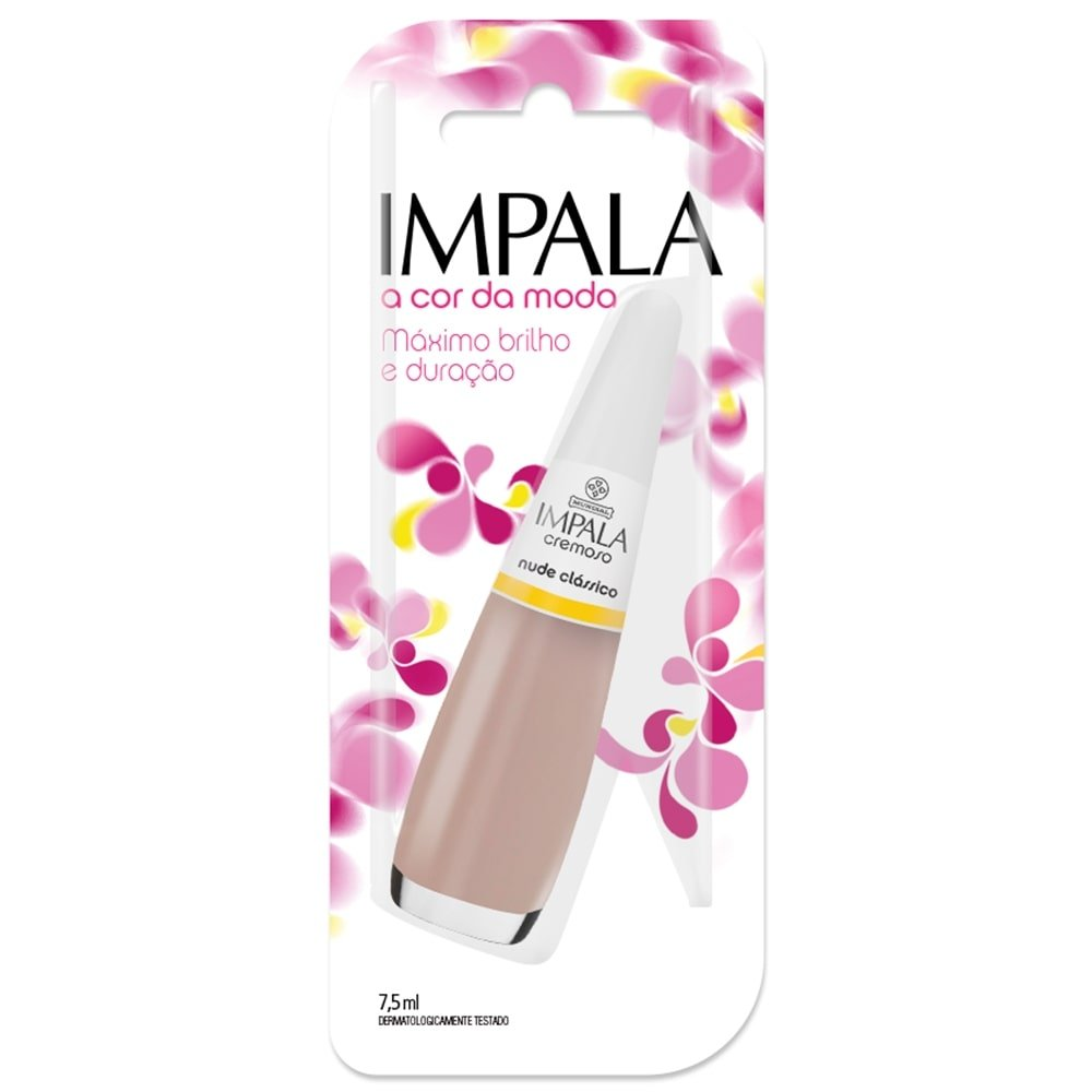 Esmalte Impala Cremoso Nude Classico Blister 7,5ml Esmalte Impala Cremoso Nude Classico Blister 7,5ml
