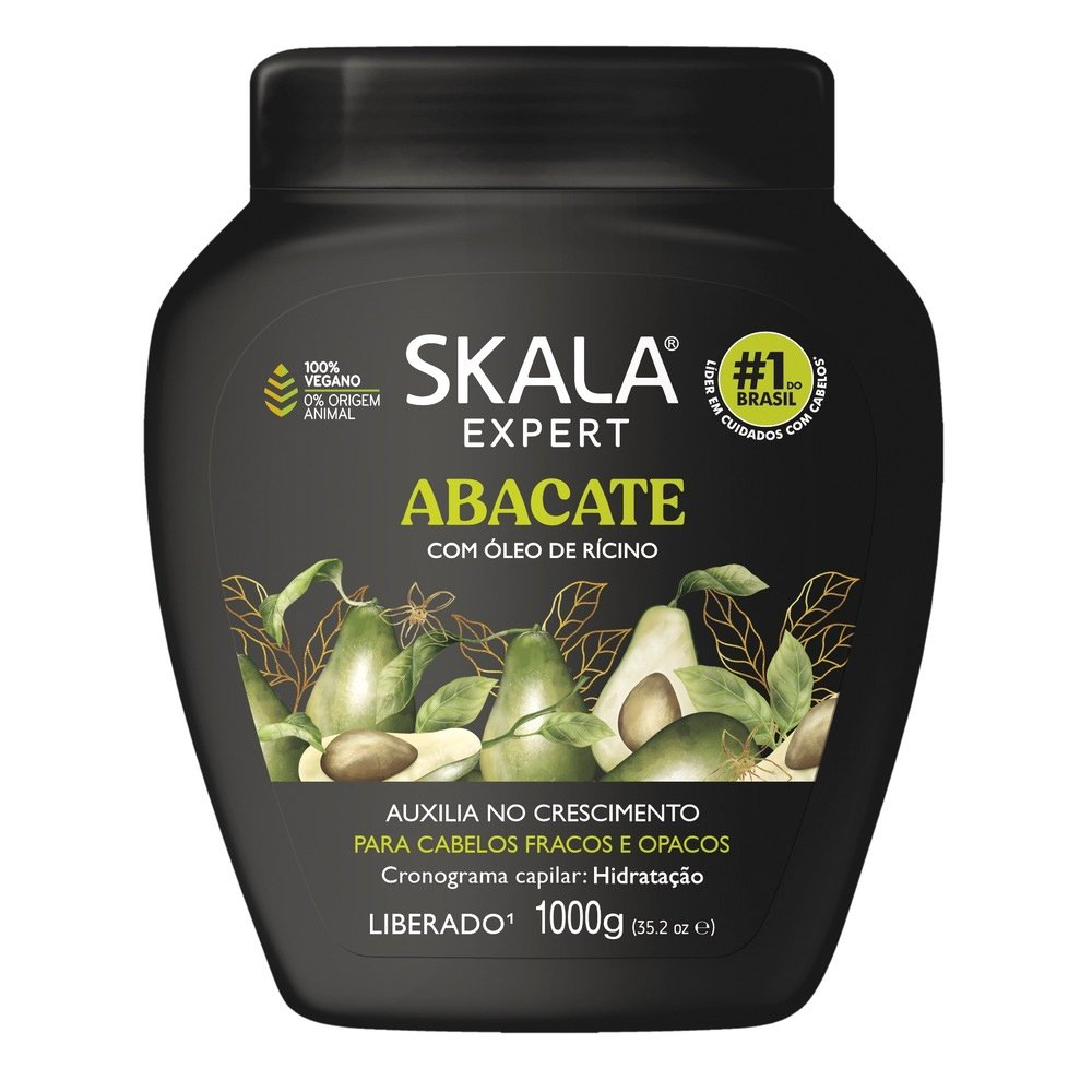 Creme de Tratamento Skala Bomba de Vitaminas com Abacate 1kg Creme de Tratamento Skala Bomba de Vitaminas com Abacate 1kg