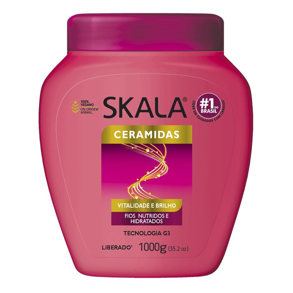 Creme de Tratamento Skala Brilho Impecável Ceramidas G3 1kg Creme de Tratamento Skala Brilho Impecável Ceramidas G3 1kg