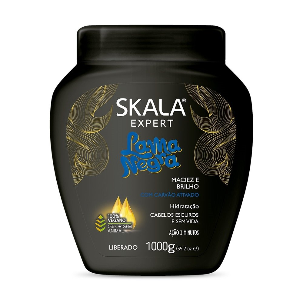 Creme de Tratamento Skala Lama Negra 1kg Creme de Tratamento Skala Lama Negra 1kg