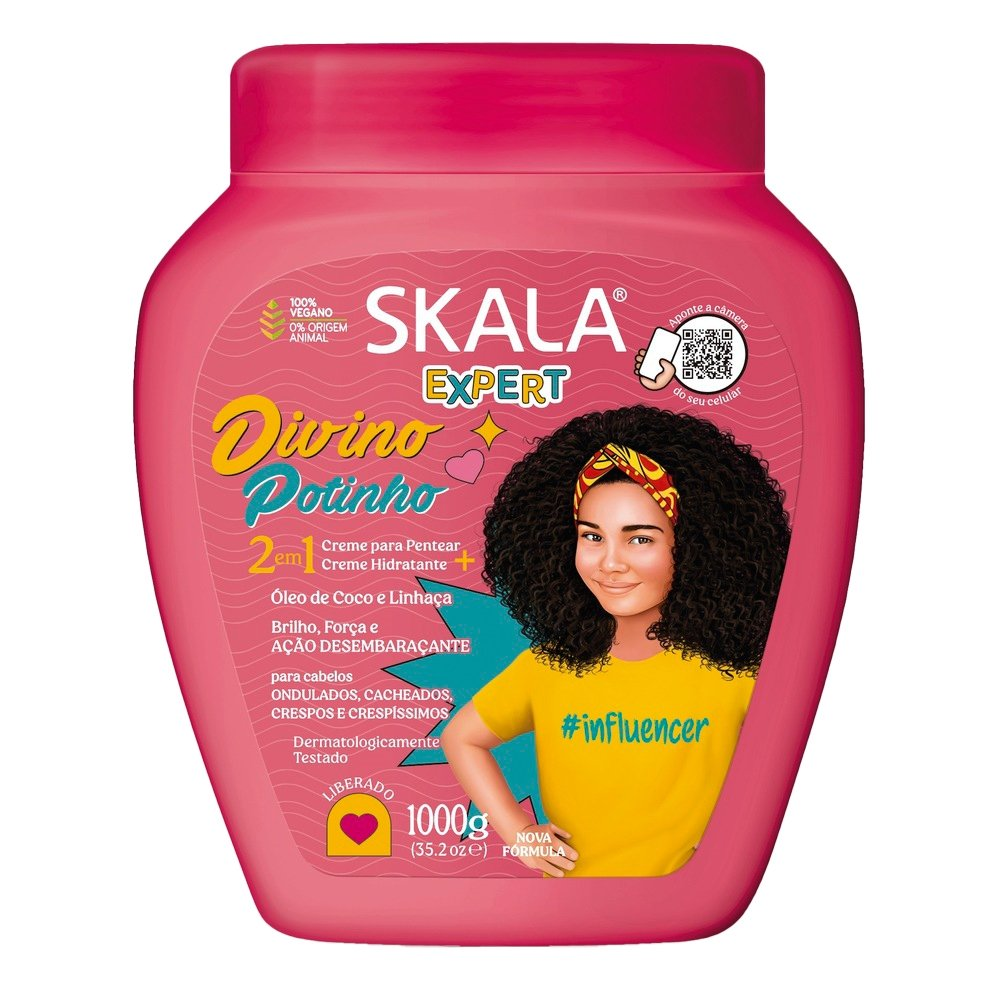Creme de Tratamento Skala Divino Potinho Kids 1kg Creme de Tratamento Skala Divino Potinho Kids 1kg