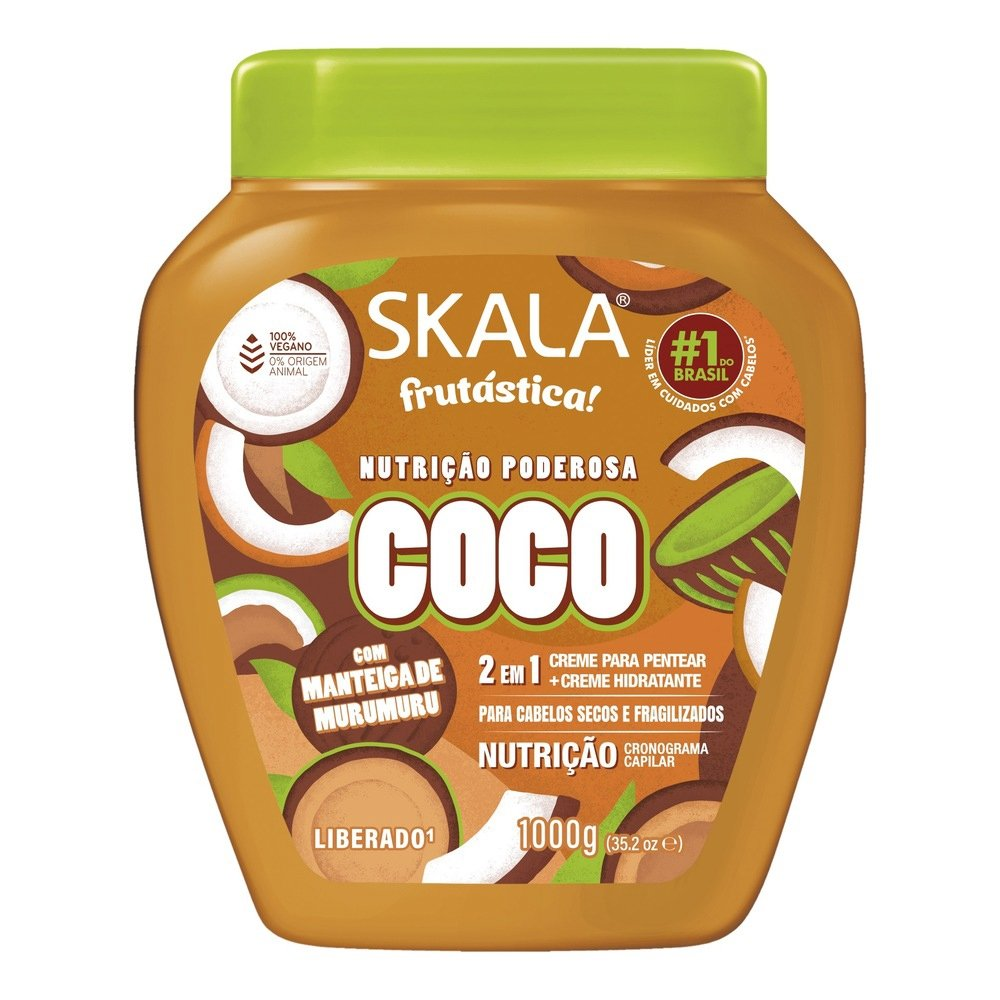 Creme de Tratamento Skala Óleo de Coco 1kg Creme de Tratamento Skala Óleo de Coco 1kg