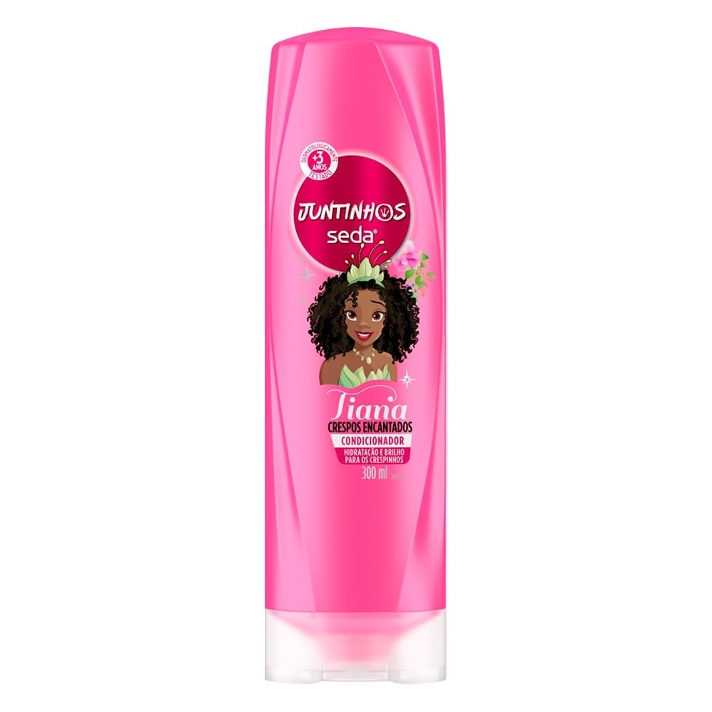 Condicionador Seda Infantil Juntinhos Tiana Crespos Encantados 300ml Condicionador Seda Infantil Juntinhos Tiana Crespos Encantados 300ml