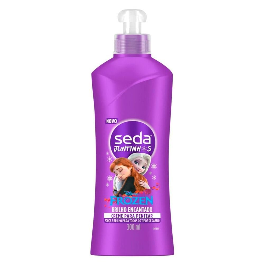 Creme para Pentear Seda Infantil Juntinhos Frozen Brilho Encantado 300ml Creme para Pentear Seda Infantil Juntinhos Frozen Brilho Encantado 300ml