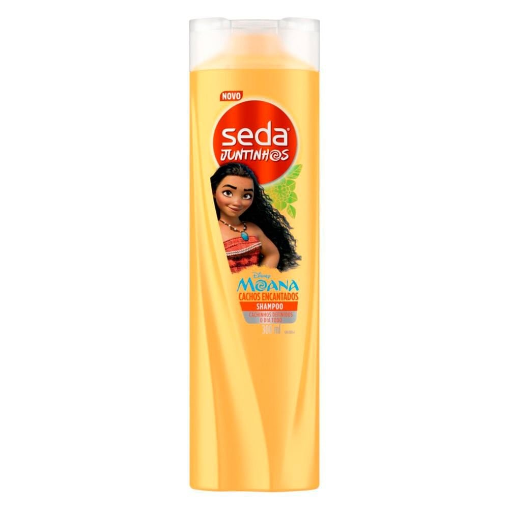 Shampoo Seda Infantil Juntinhos Moana Cachos 300ml Shampoo Seda Infantil Juntinhos Moana Cachos 300ml