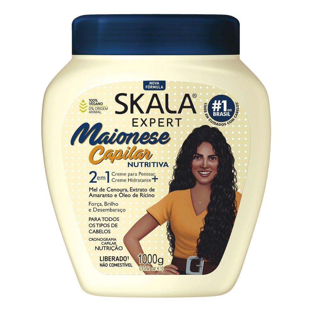Creme de Tratamento Skala Maionese Capilar 1kg Creme de Tratamento Skala Maionese Capilar 1kg