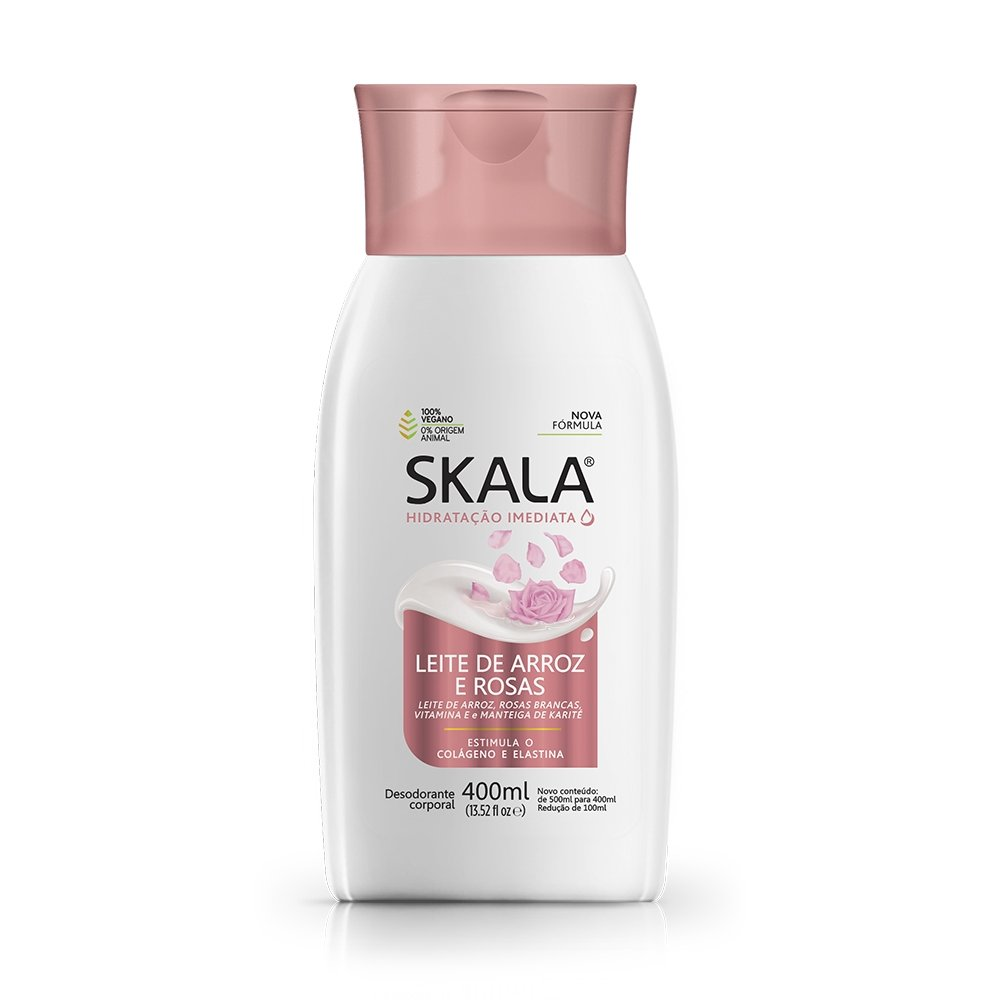 Hidratante Skala Leite de Arroz e Rosas 400ml Hidratante Skala Leite de Arroz e Rosas 400ml