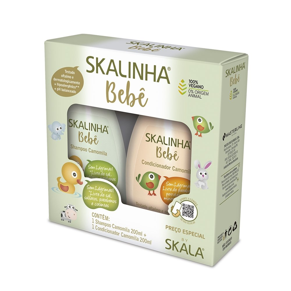 Shampoo + Condicionador Skalinha Bebê Camomila 200ml Shampoo + Condicionador Skalinha Bebê Camomila 200ml