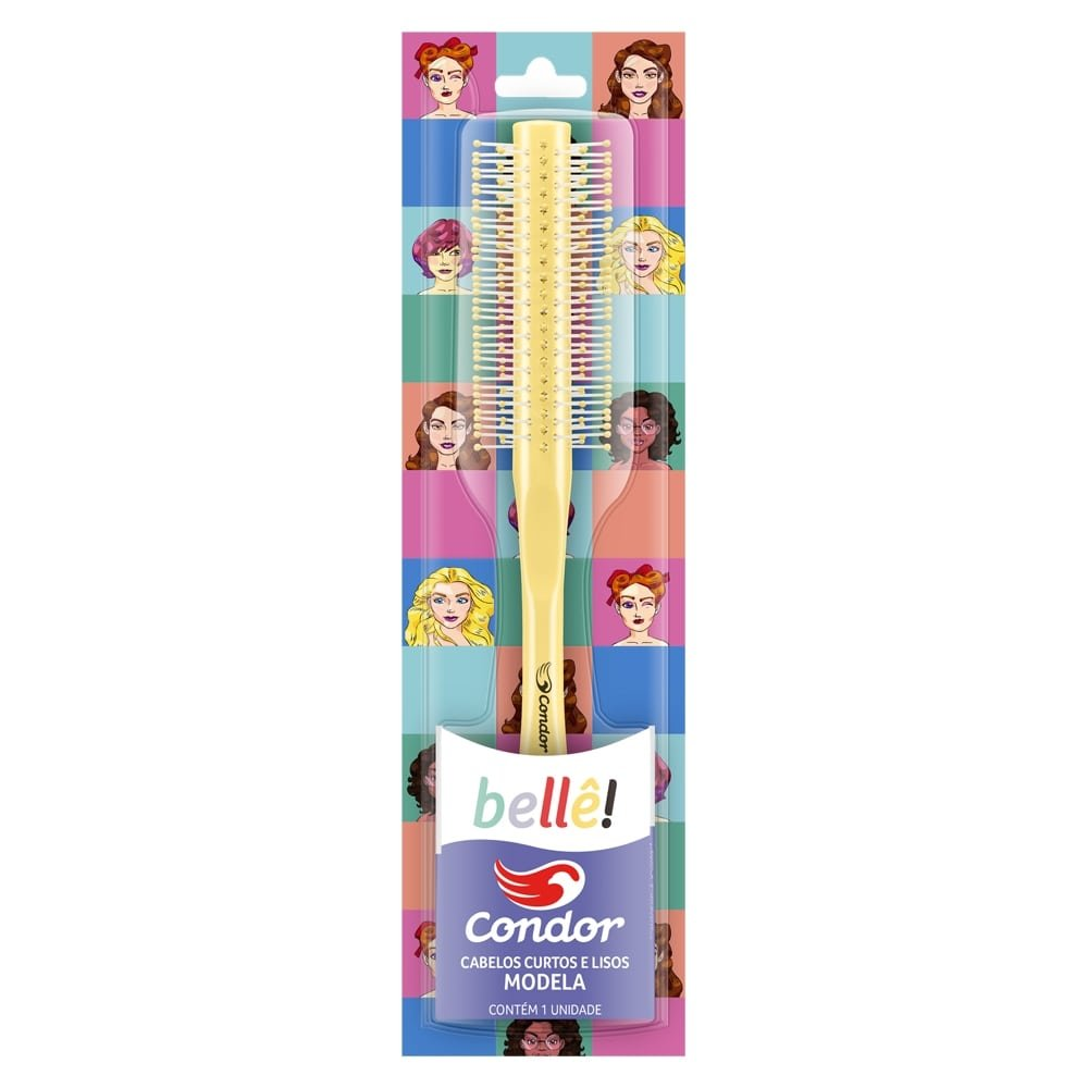 Escova para Cabelo Condor Bellê Redonda Modela Escova para Cabelo Condor Bellê Redonda Modela