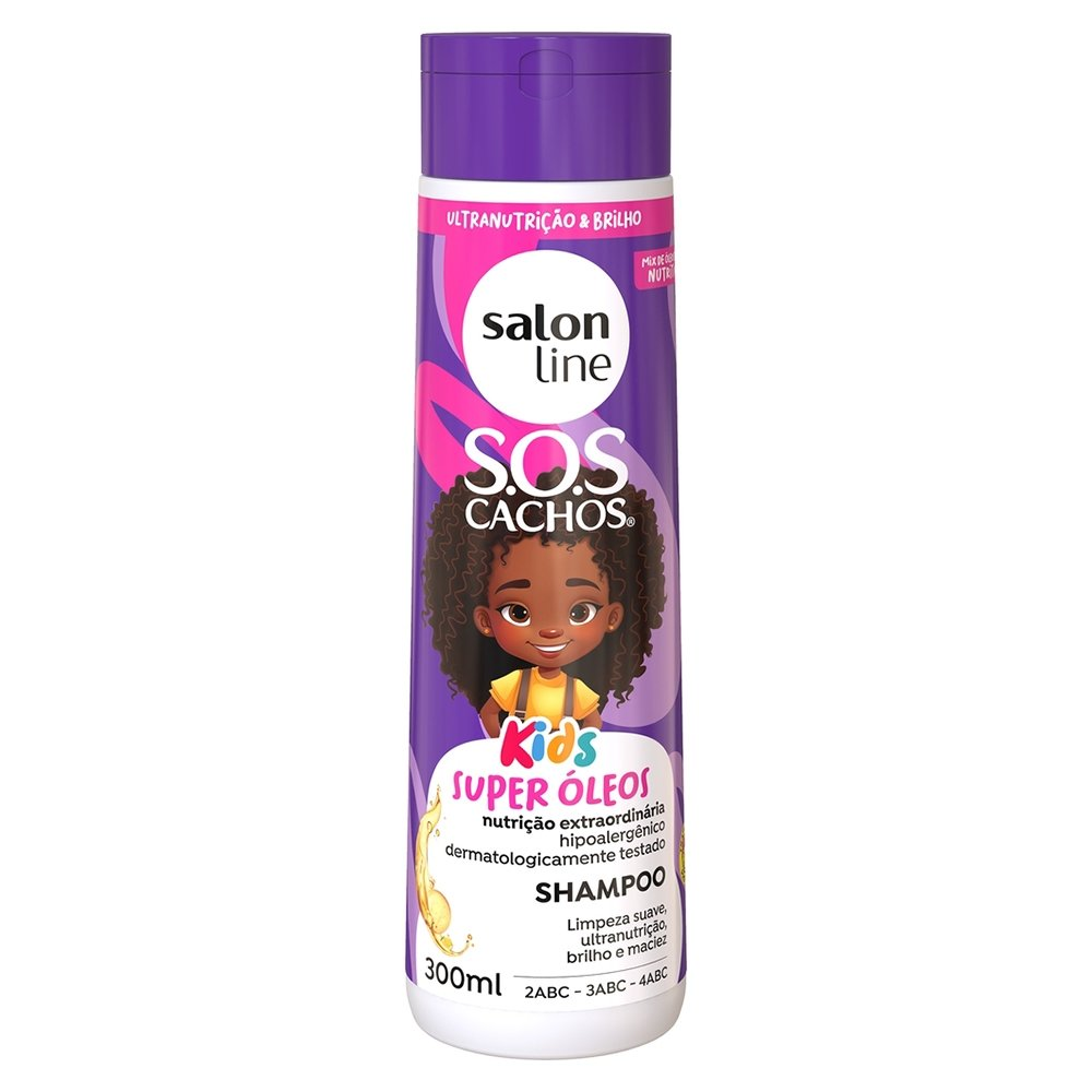 Shampoo Salon Line SOS Kids Definição 300ml Shampoo Salon Line SOS Kids Definição 300ml