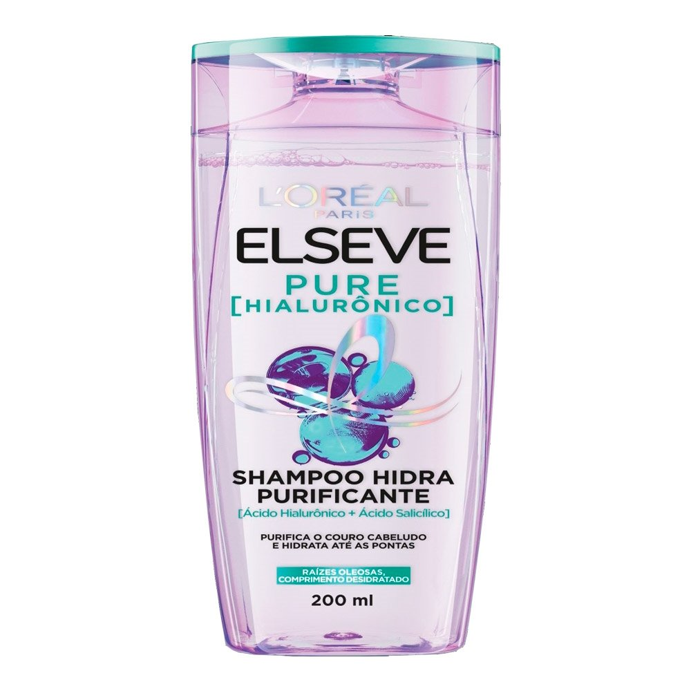 Shampoo Elseve Pure Hialurônico 200ml Shampoo Elseve Pure Hialurônico 200ml