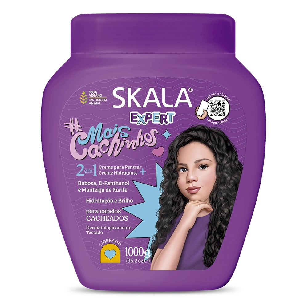 Creme de Tratamento Skala Mais Cachinhos 1kg Creme de Tratamento Skala Mais Cachinhos 1kg