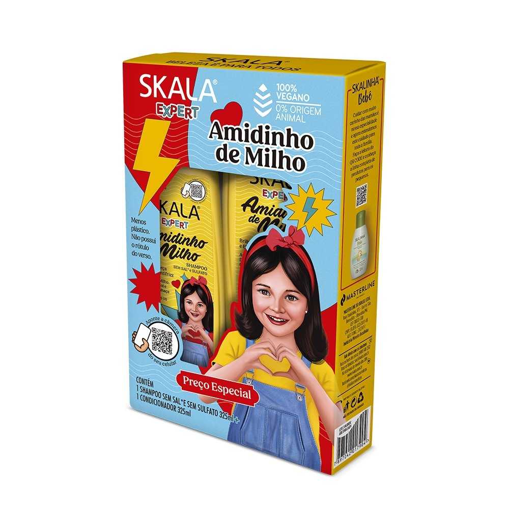 Shampoo + Condicionador Skala Amidinho de Milho 325ml Shampoo + Condicionador Skala Amidinho de Milho 325ml