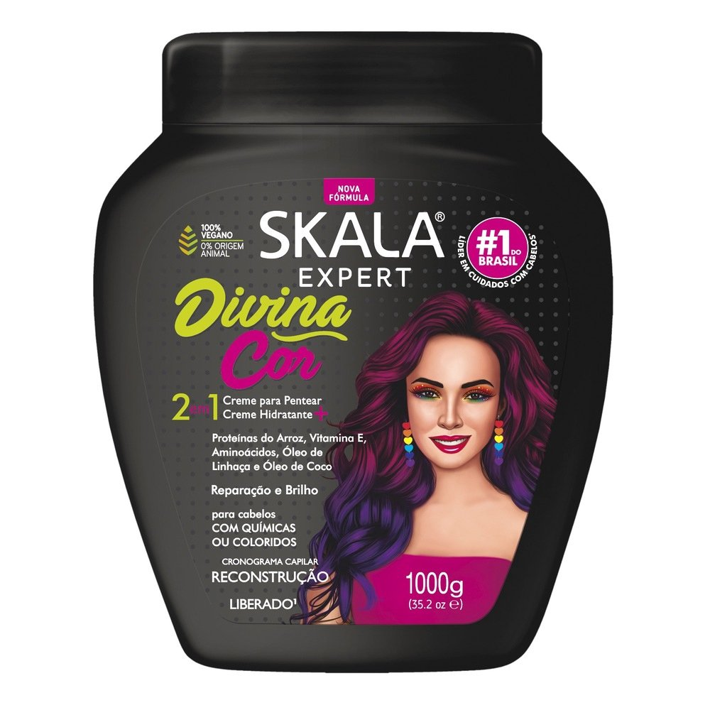 Creme de Tratamento Skala Divina Cor 1kg Creme de Tratamento Skala Divina Cor 1kg