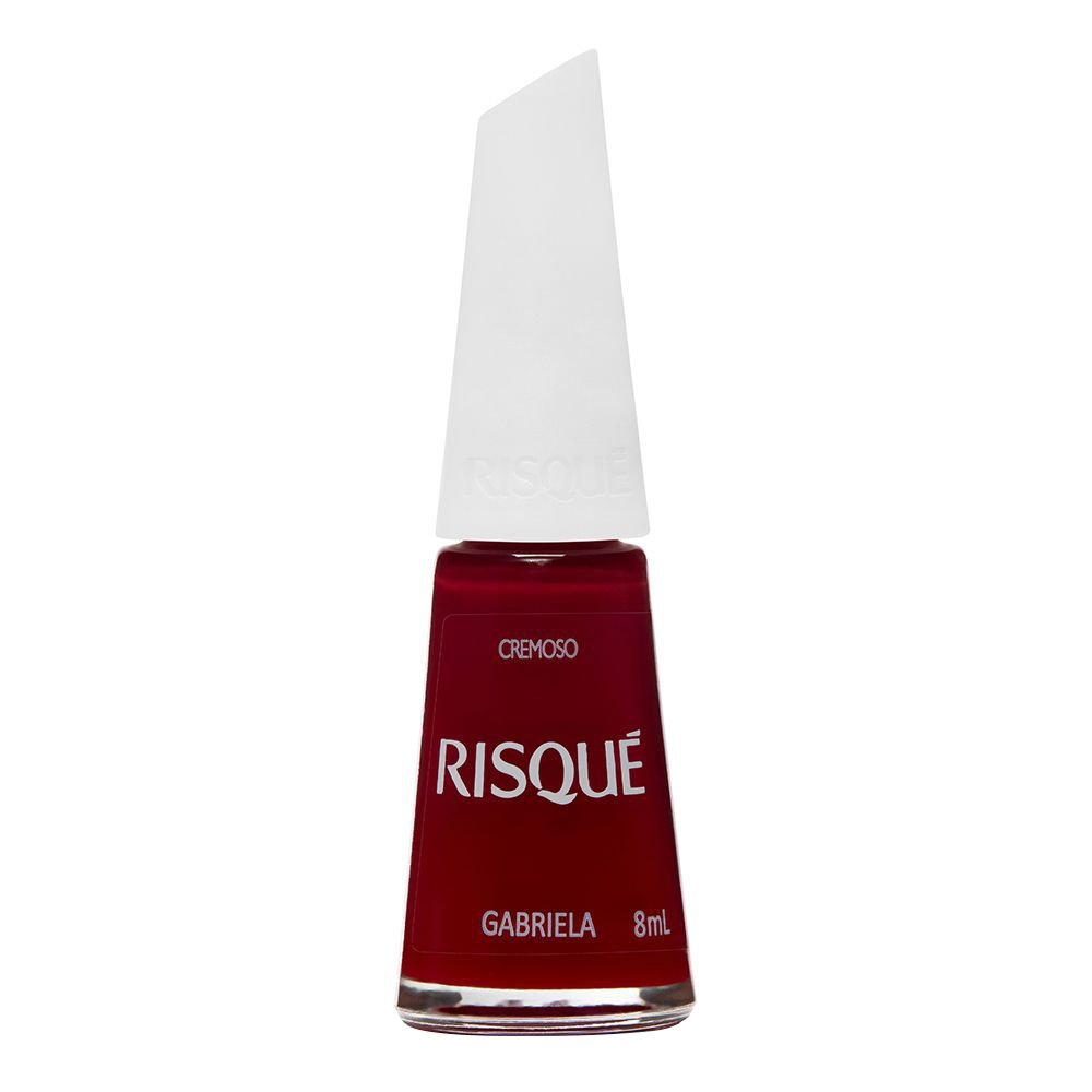 Esmalte Risqué Vermelho Cremoso Gabriela Avulso 8ml
