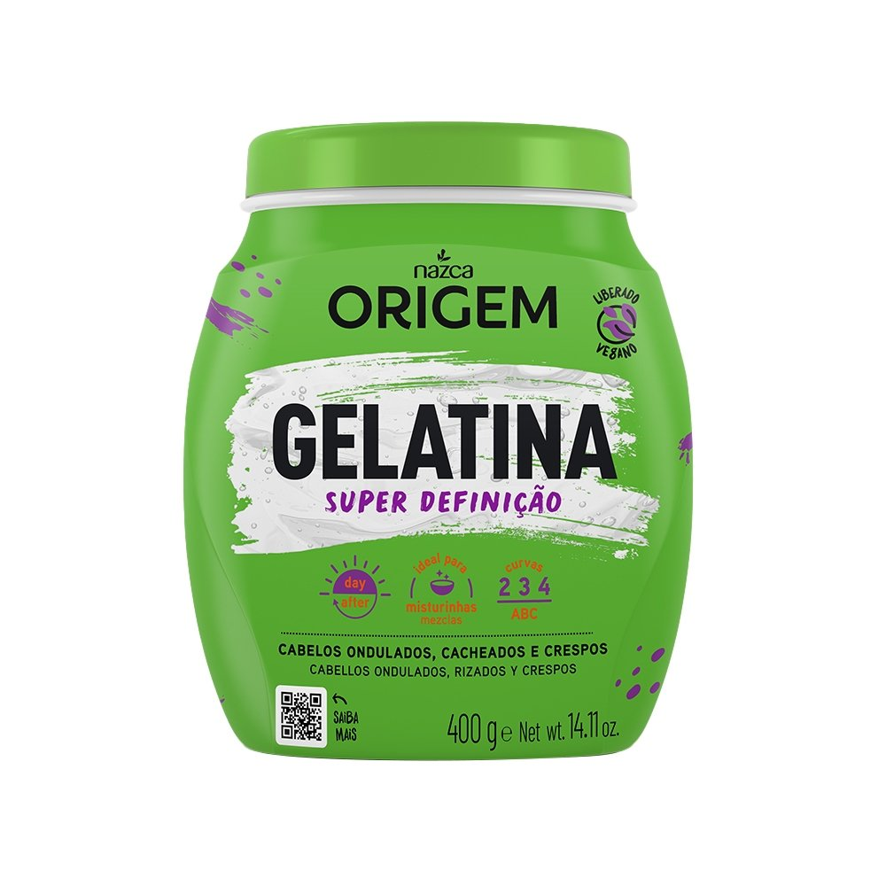 Gelatina Capilar Origem Super Definição 400g Gelatina Capilar Origem Super Definição 400g