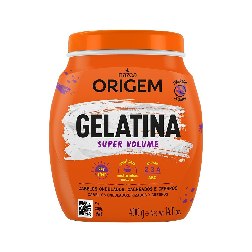 Gelatina Capilar Origem Super Volume 400g Gelatina Capilar Origem Super Volume 400g