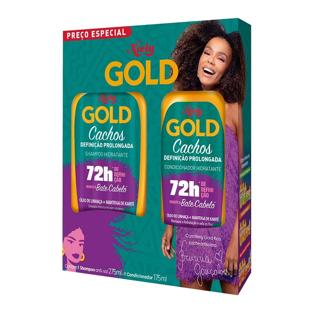 Shampoo + Condicionador Cachos Definição Prolongada 450ml Shampoo + Condicionador Cachos Definição Prolongada 450ml