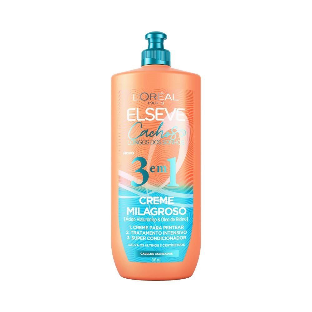 Creme de Tratamento Elseve Cachos dos Sonhos 3 em 1 500ml Creme de Tratamento Elseve Cachos dos Sonhos 3 em 1 500ml