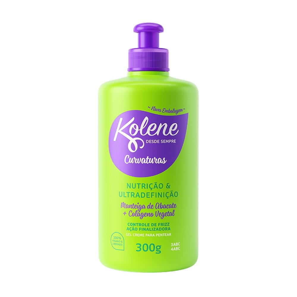 Creme para Pentear Kolene Curvaturas 300g Creme para Pentear Kolene Curvaturas 300g