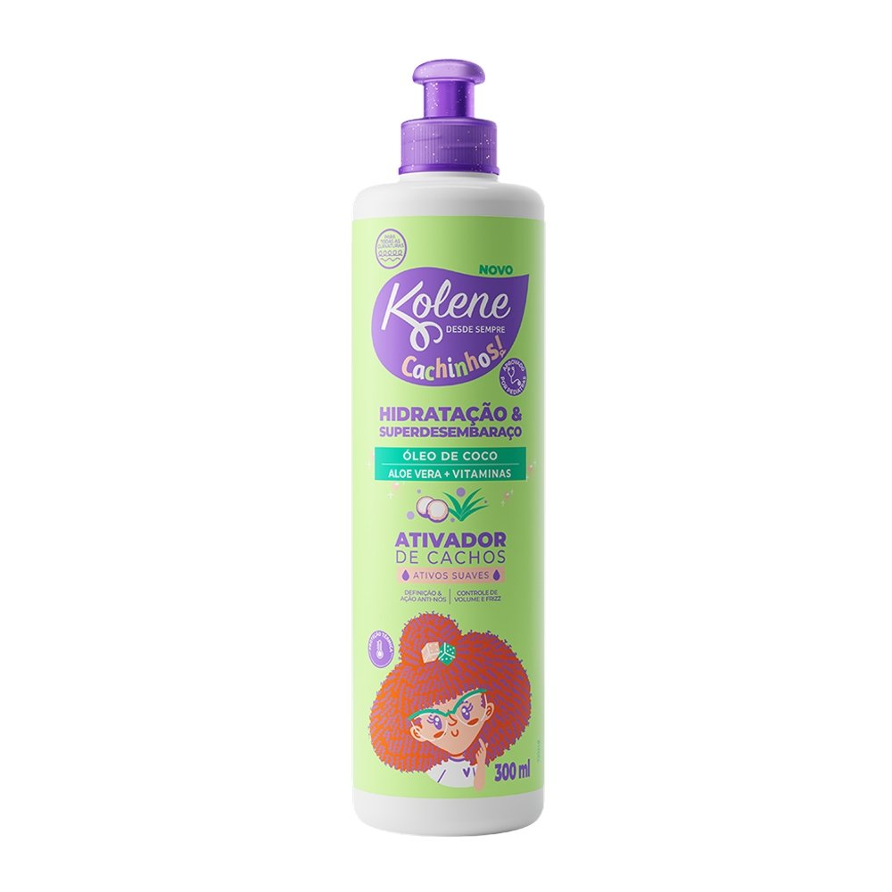 Creme Ativador de Cachos Kolene Cachinhos 300ml Creme Ativador de Cachos Kolene Cachinhos 300ml