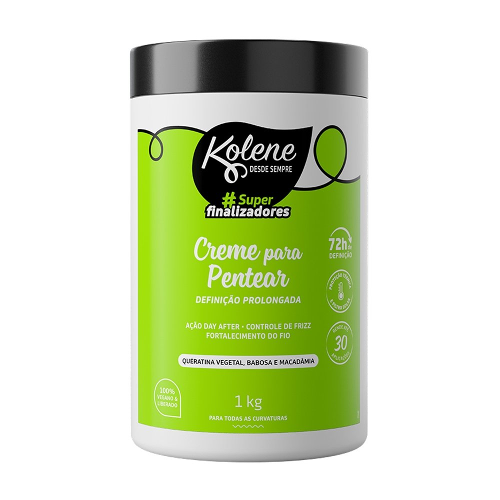 Creme para Pentear Kolene Super finalizadores Definição Prolongada 1Kg Creme para Pentear Kolene Super finalizadores Definição Prolongada 1Kg