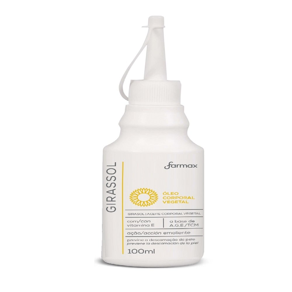 Óleo Corporal de Girassol Farmex Vegetal 100ml Óleo Corporal de Girassol Farmex Vegetal 100ml