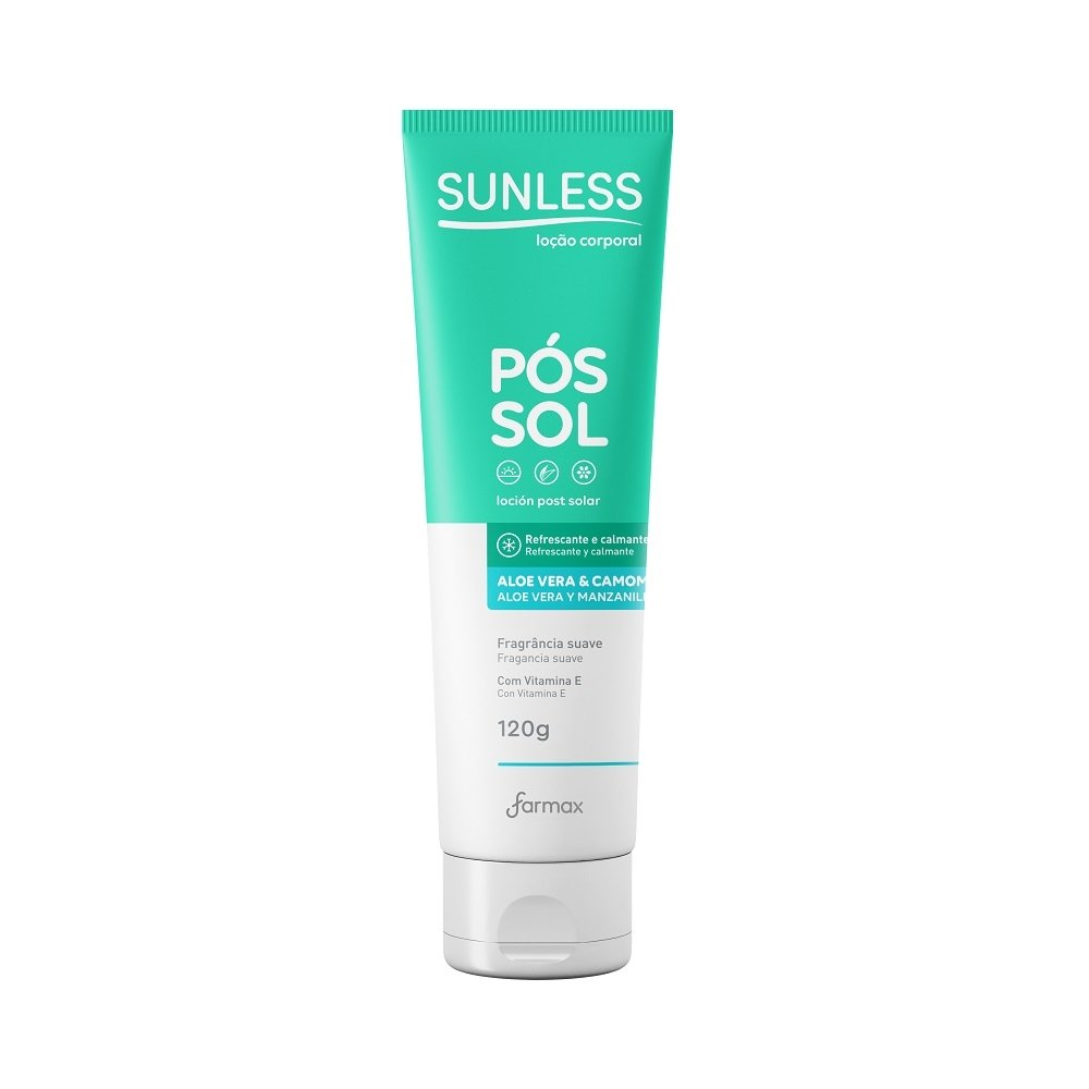 Loção Coporal Sunless Pós Sol Camomila/Aloe Vera 120g Loção Coporal Sunless Pós Sol Camomila/Aloe Vera 120g