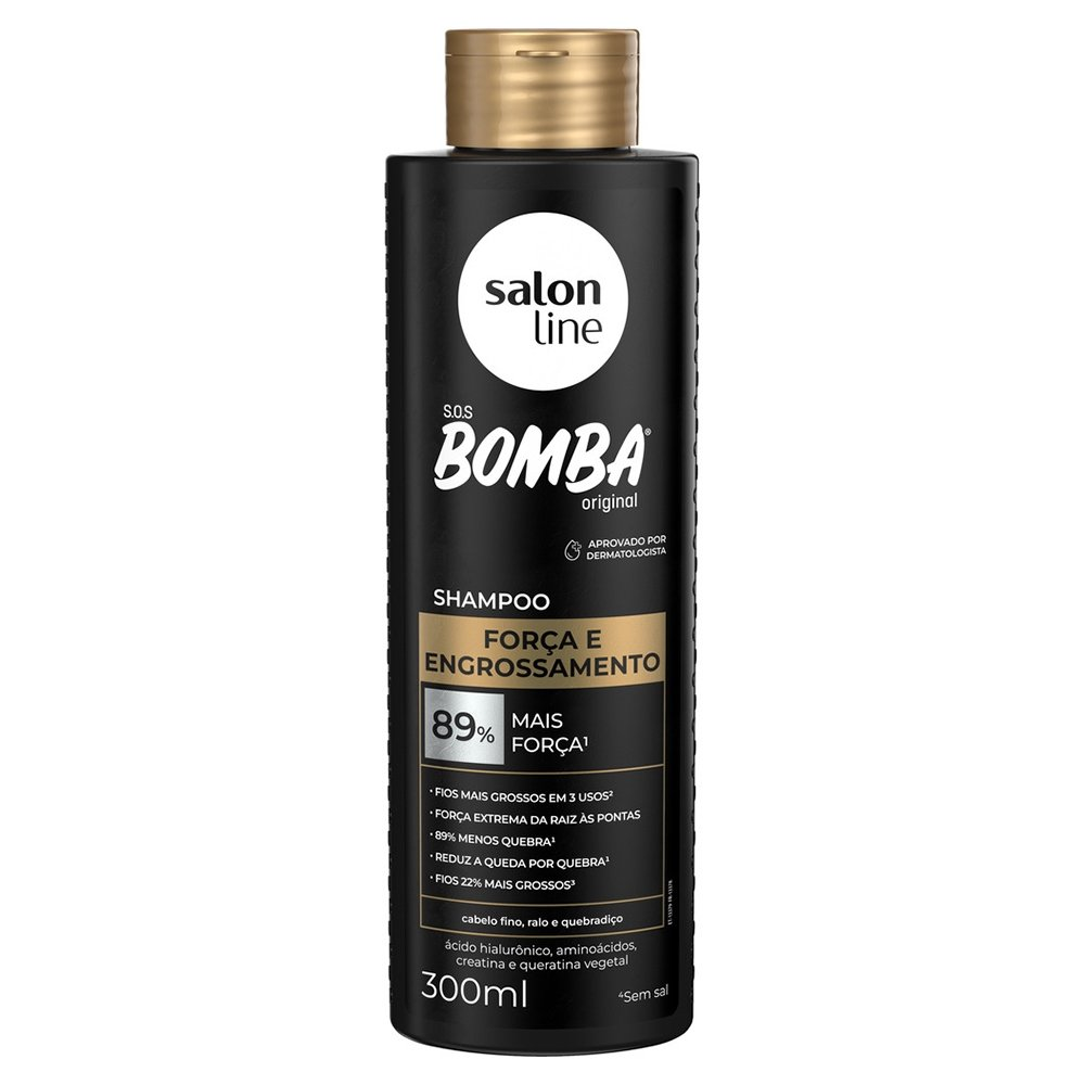 Shampoo Salon Line Bomba Força e Engrossamento 300ml