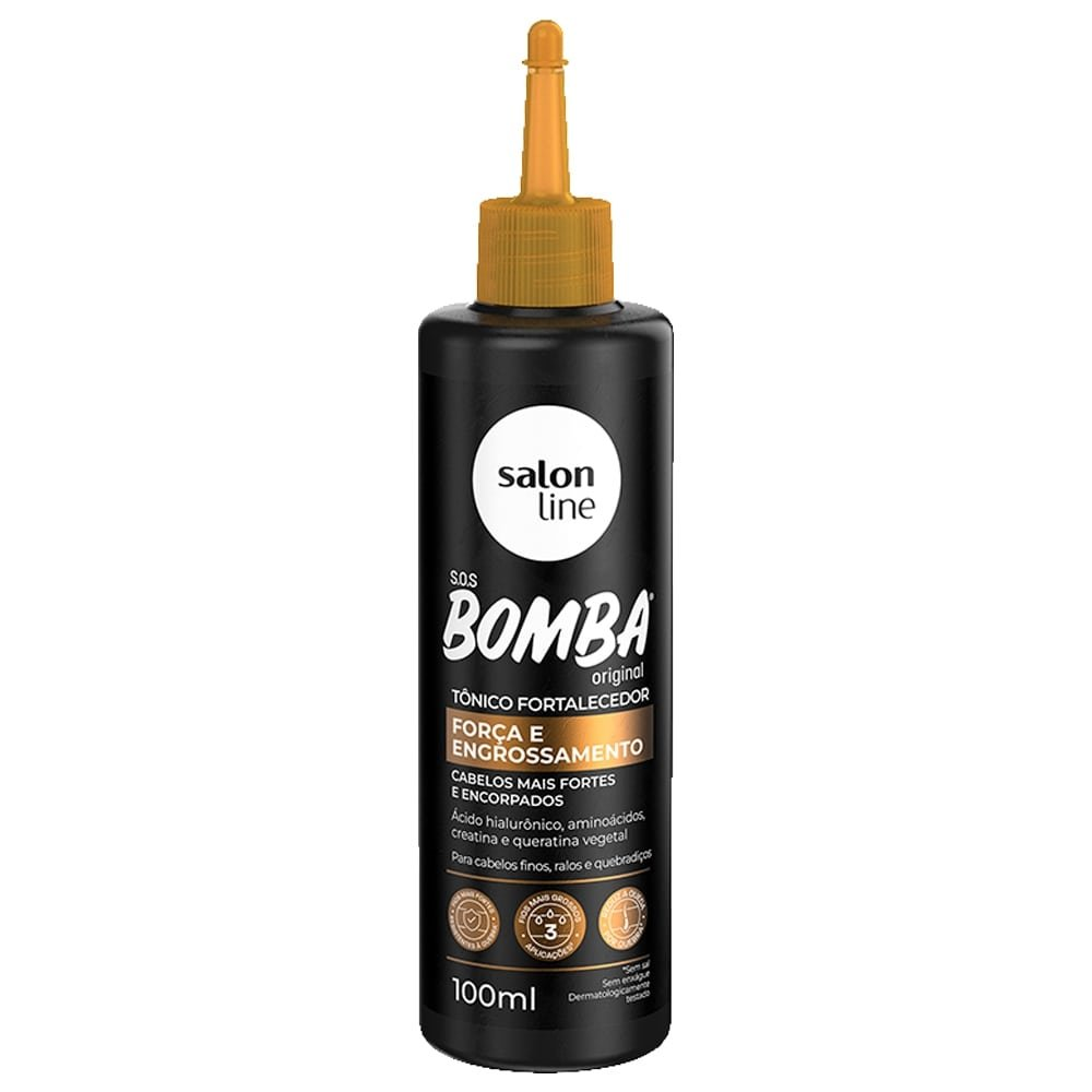 Tônico Fortalecedor Salon Line Bomba Força e Engrossamento 100ml Tônico Fortalecedor Salon Line Bomba Força e Engrossamento 100ml