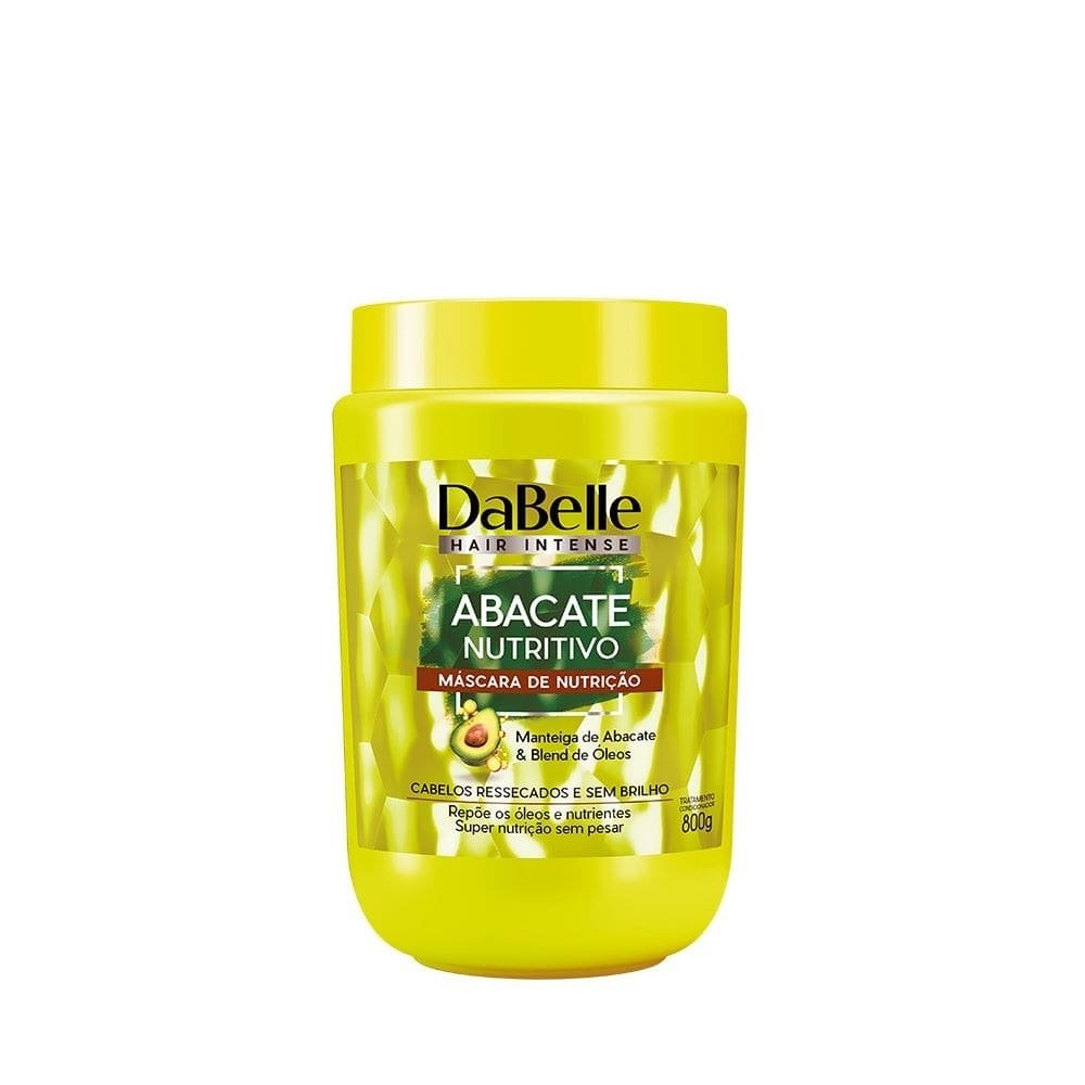 Máscara Nutrição Dabelle Abacate Nutritivo 800g Máscara Nutrição Dabelle Abacate Nutritivo 800g