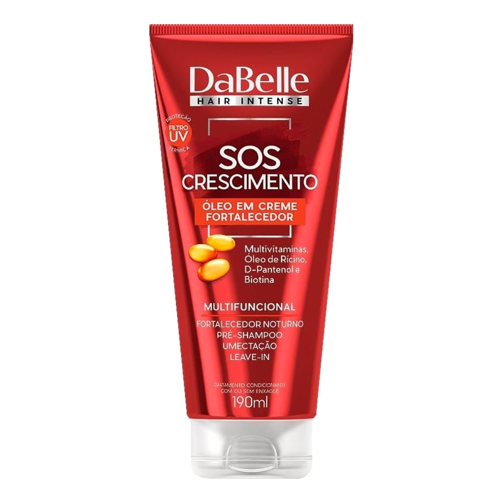 Óleo em Creme DaBelle Fortalecedor SOS Crescimento 190ml Óleo em Creme DaBelle Fortalecedor SOS Crescimento 190ml