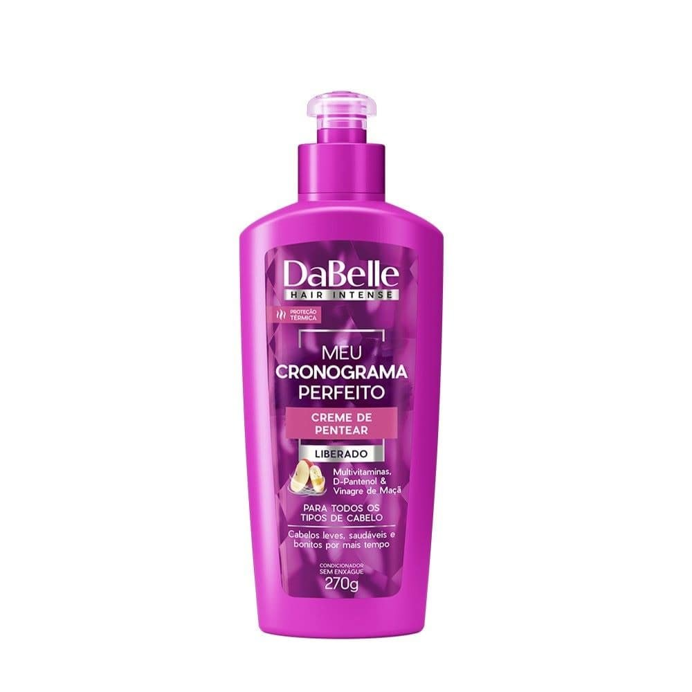 Creme para Pentear Dabelle Meu Cronograma Perfeito 270g Creme para Pentear Dabelle Meu Cronograma Perfeito 270g