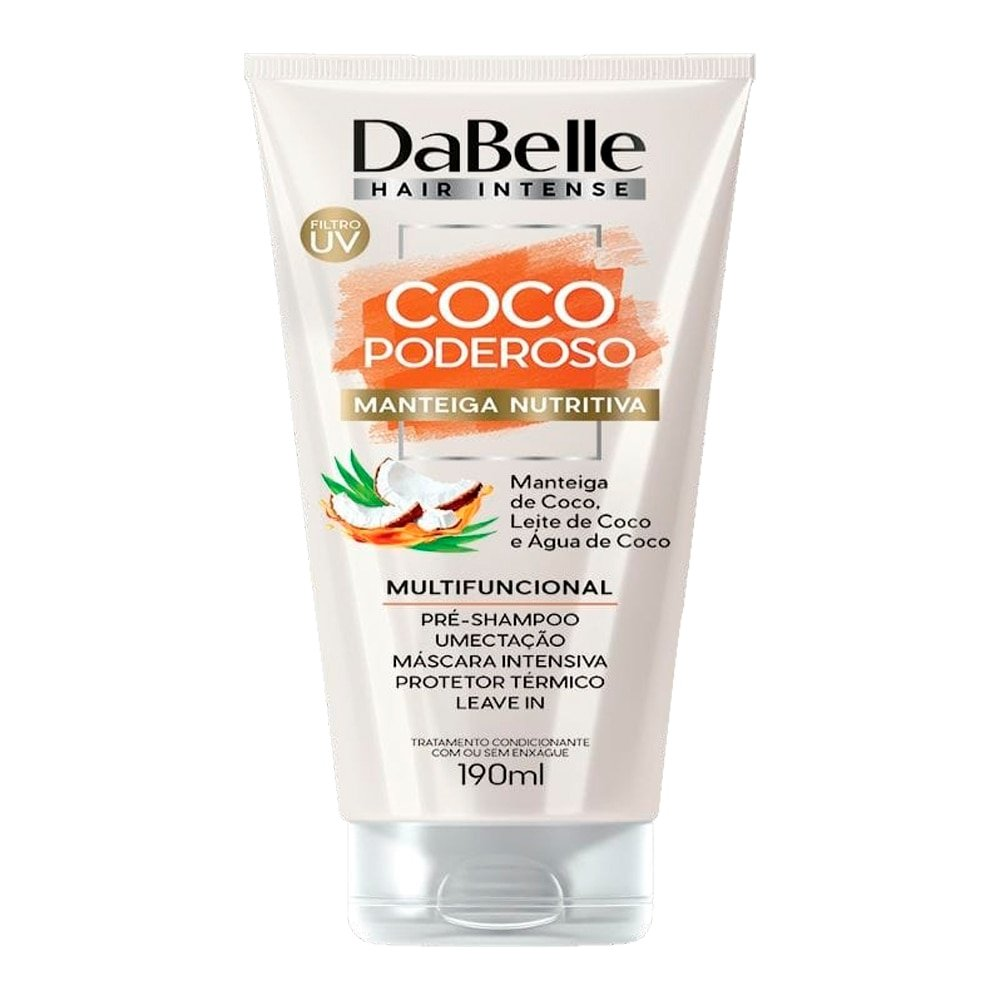 Manteiga Capilar Dabelle Coco Poderoso 190ml Manteiga Capilar Dabelle Coco Poderoso 190ml