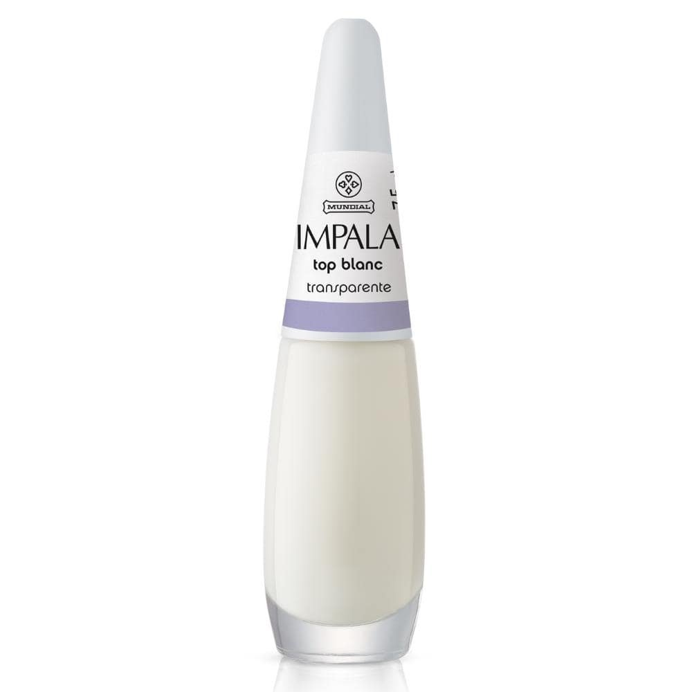 Esmalte Impala Transparente Top Blanc 7,5ml Esmalte Impala Transparente Top Blanc 7,5ml