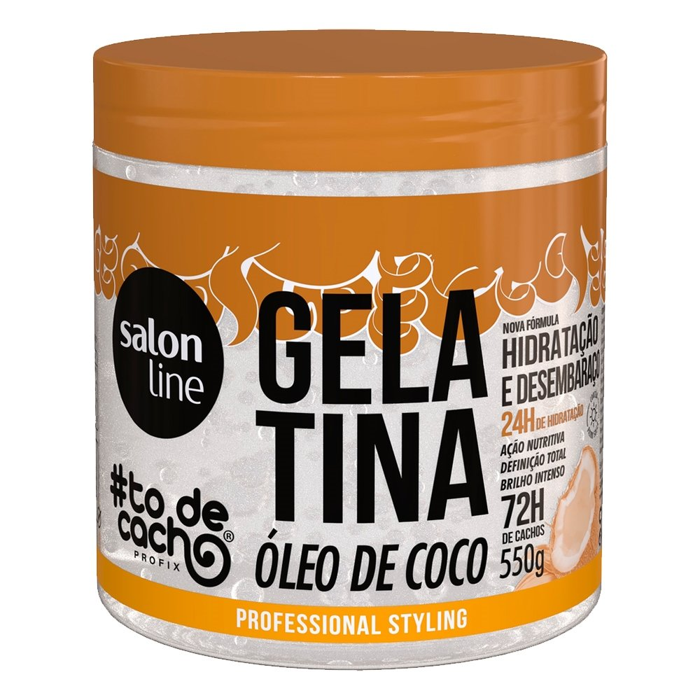 Gelatina Capilar Salon Line #ToDeCacho Nutritiva 550g Gelatina Capilar Salon Line #ToDeCacho Nutritiva 550g